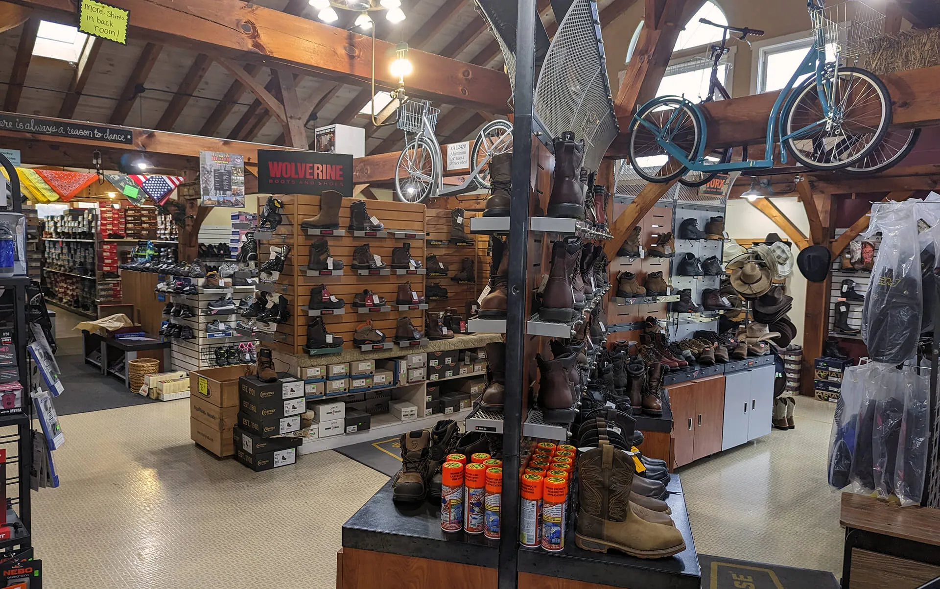 Inside Tall Pines Country Store